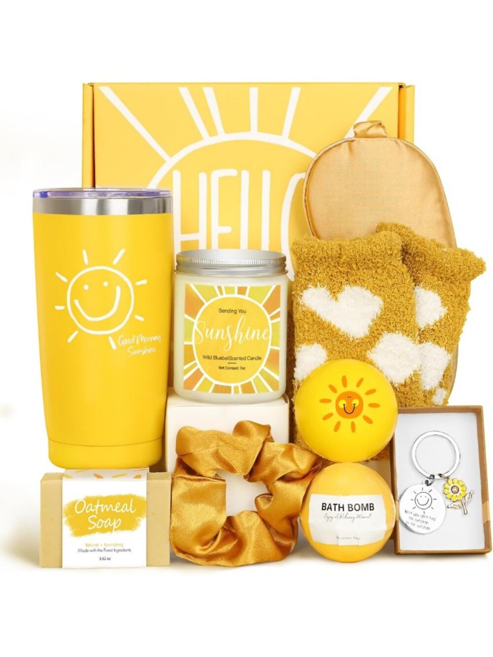 Unique Gift Basket for Women - 10pcs Birthday & Cheer Up Gifts for Friends